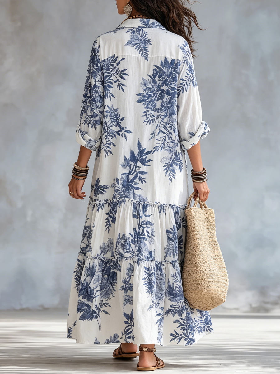 Thandie | Bohemian Floral Maxi Dress