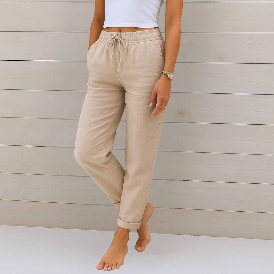Freya™ Premium Linen Stretch Trousers