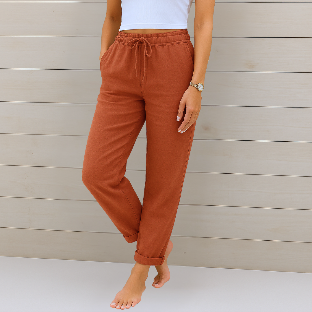 Freya™ Premium Linen Stretch Trousers