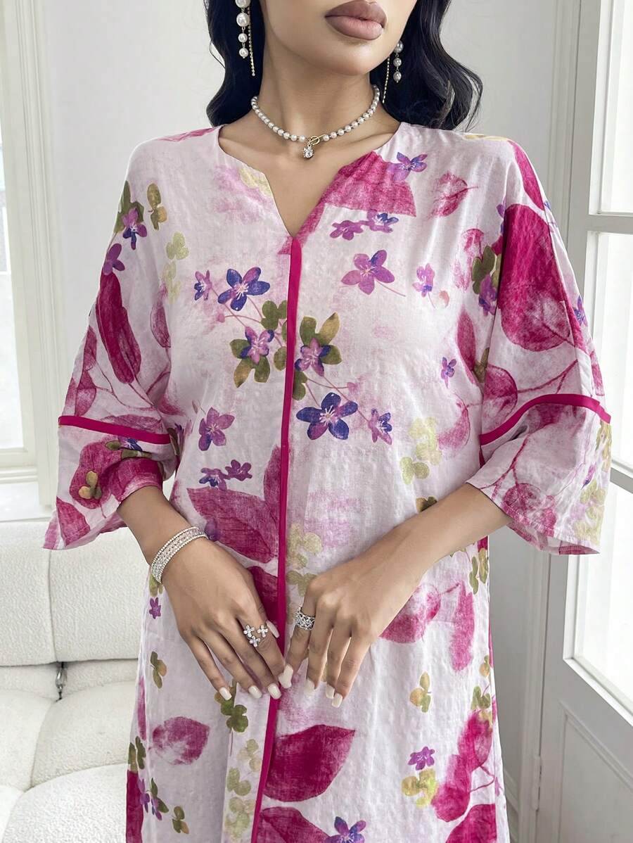 Leah™ | Floral Ruffle Dress
