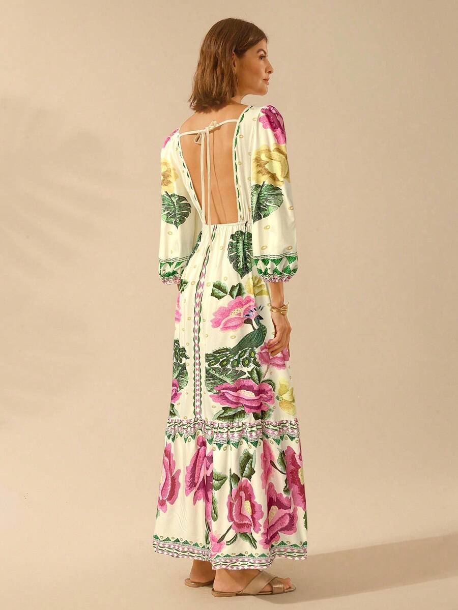 Lillian™ | Festive Floral Dress