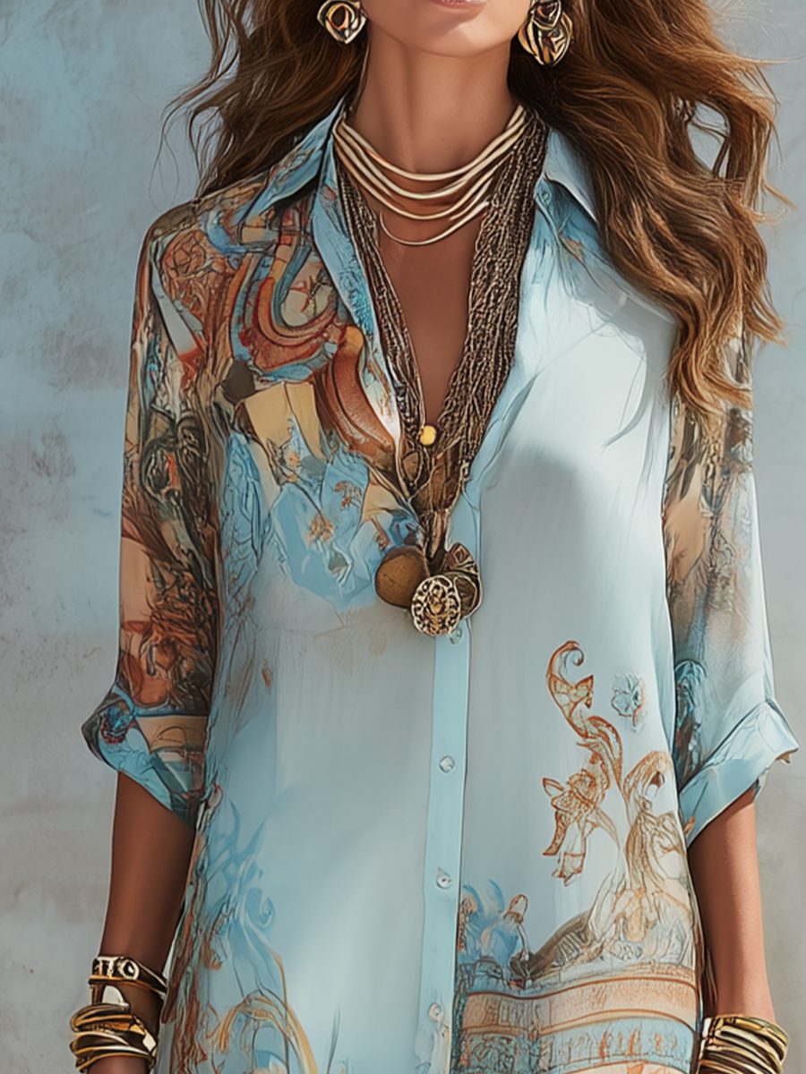 Divine | Floral Chiffon Maxi Dress
