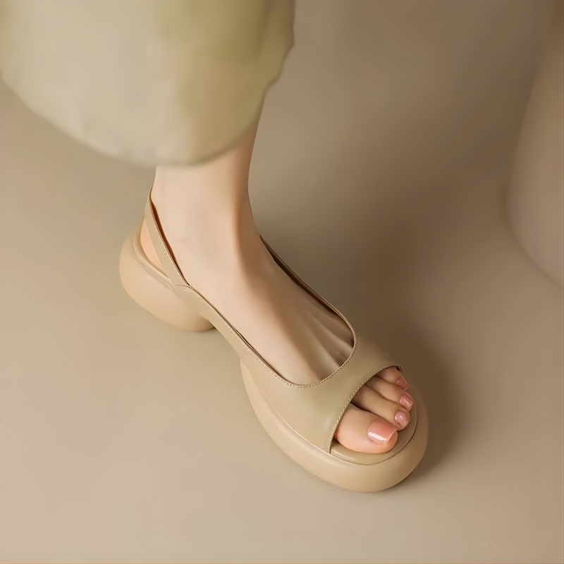 Mya™ Luxe Summer Peep-Toe Block Heels