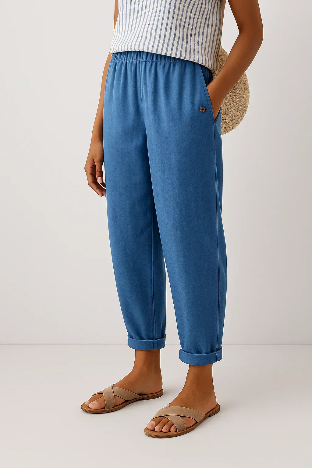 Harper™ Timeless Linen-Cotton Trousers