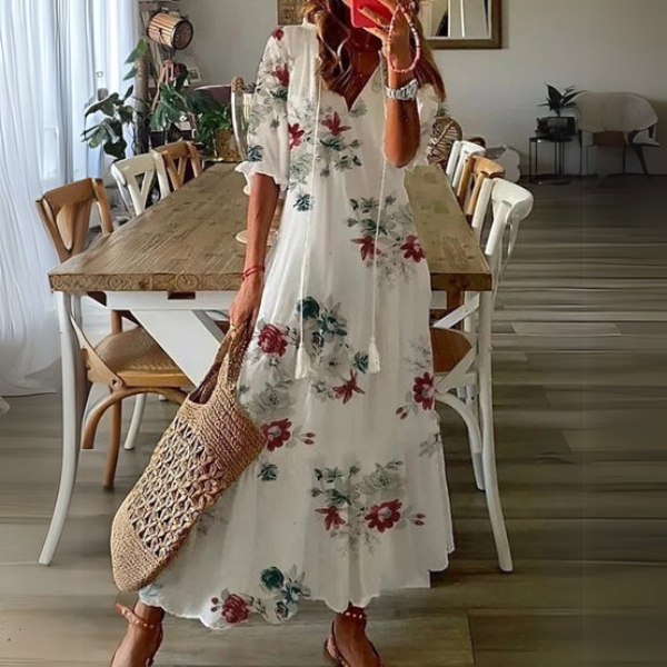 Paisley™ | Stylish Bohemian Midi Dress