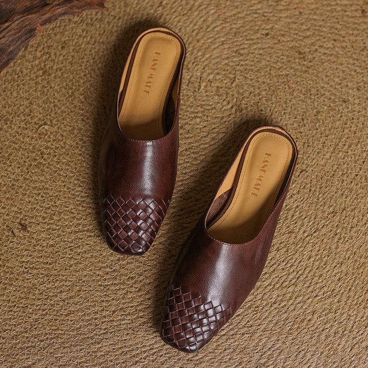 Mila™ Genuine Leather Mules