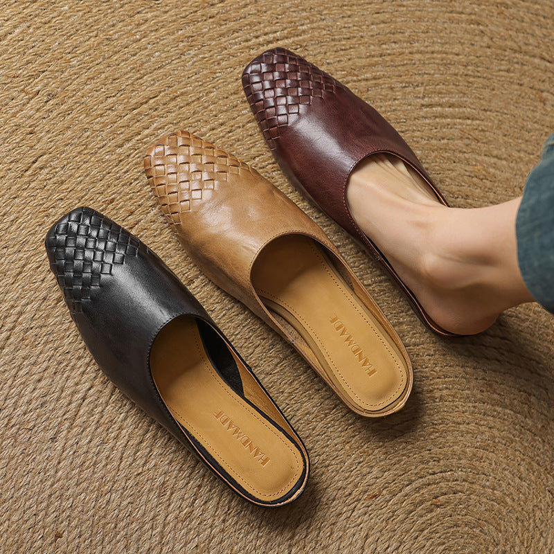 Mila™ Genuine Leather Mules