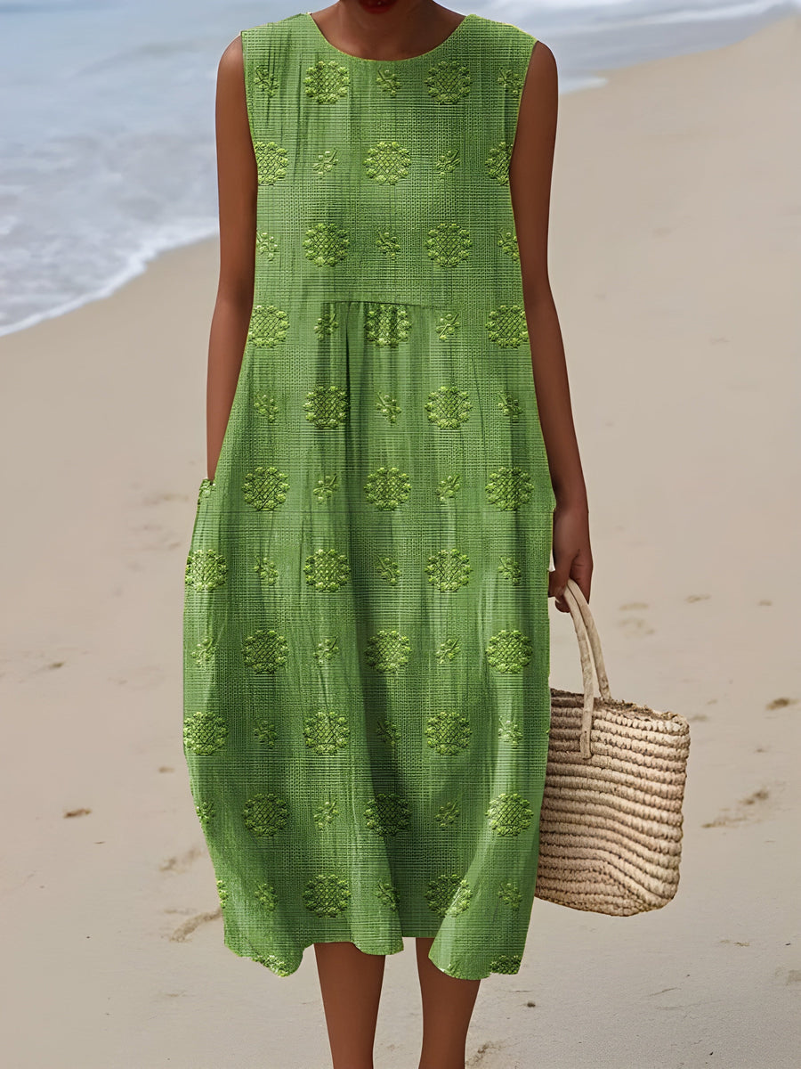 Rose™ Embroidered Midi Dress