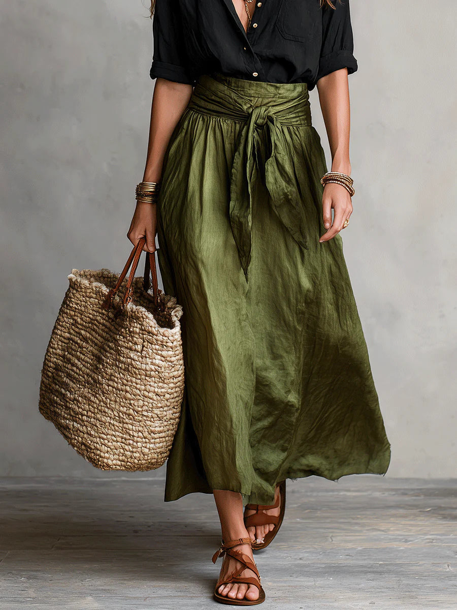 Elysia | Tie-Waist Midi Set