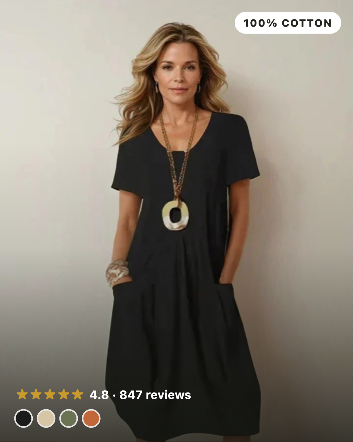 Kwani™ | Effortless Casual Flow Dress