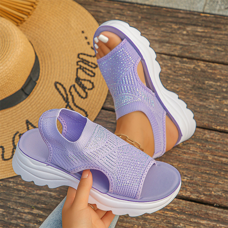 Nora™ Breathable Knit Platform Sandals