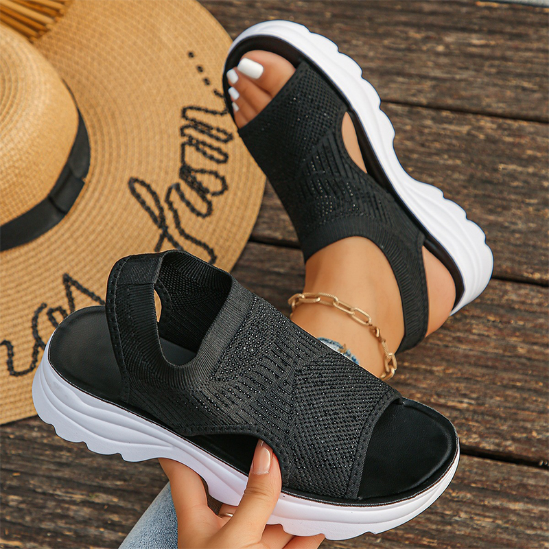 Nora™ Breathable Knit Platform Sandals
