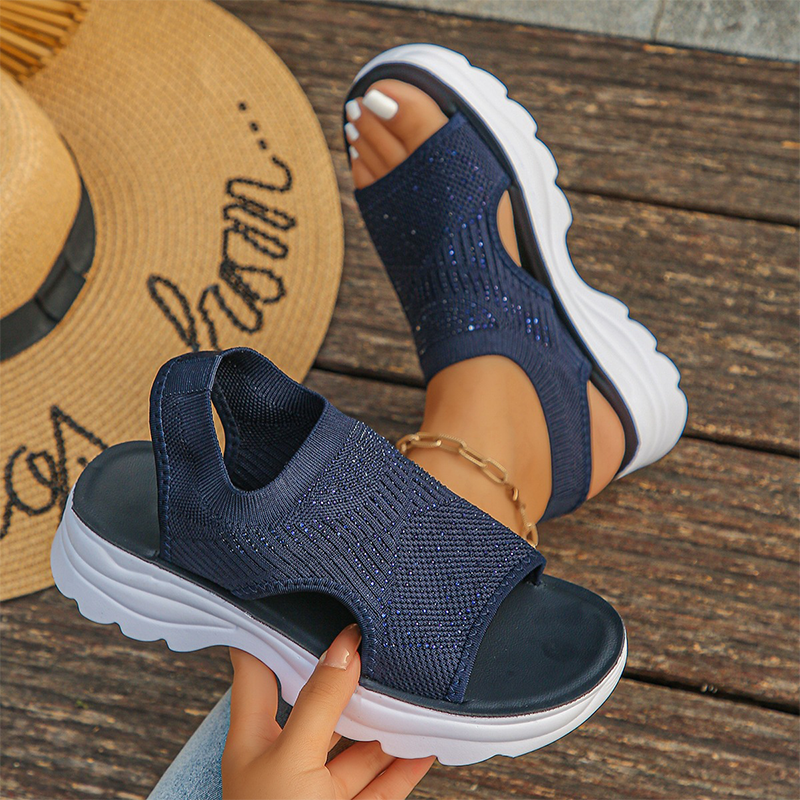 Nora™ Breathable Knit Platform Sandals