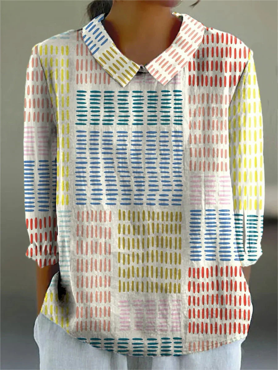 Daisy™ Colorblock Dash Blouse
